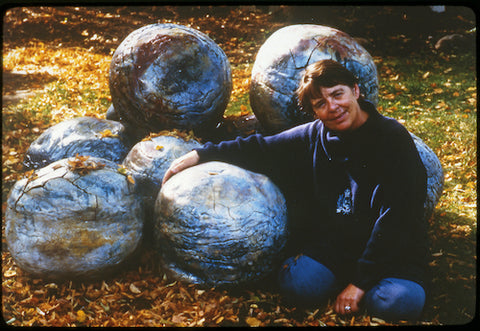 Elke and moonrocks - Arts and Heritage St. Albert