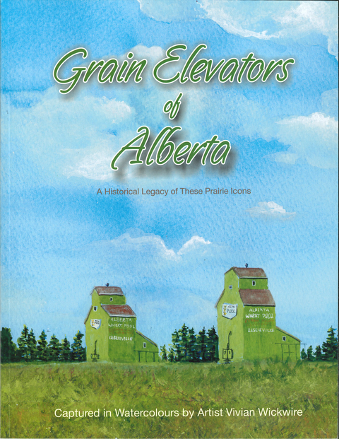 Grain Elevators of Alberta Watercolours - Arts and Heritage St. Albert