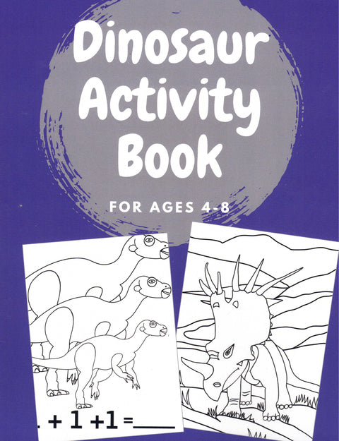 Dinosaur Colouring and Activity Books Dinosaur Activity Book - Arts and Heritage St. Albert