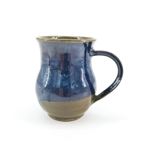 Classic Blue & Green Ceramic Mug - Arts and Heritage St. Albert