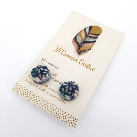 Porcelain Stud Earrings - Arts and Heritage St. Albert