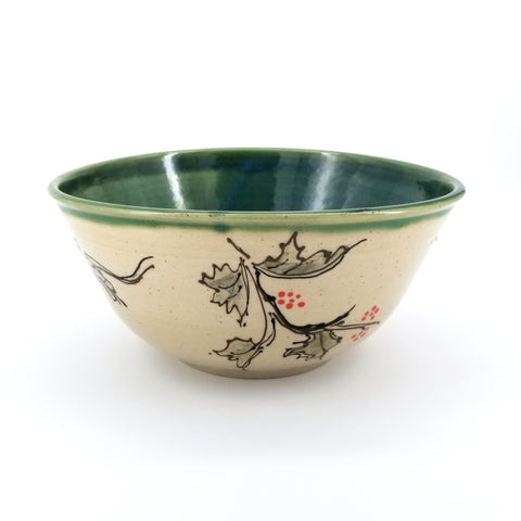 Berries and Vines Ceramic Bowl - Arts and Heritage St. Albert