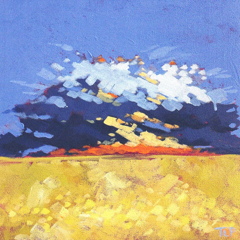 Art Cards by Tracy Lyn Propp 'The Storm' 5" x 5" - Arts and Heritage St. Albert