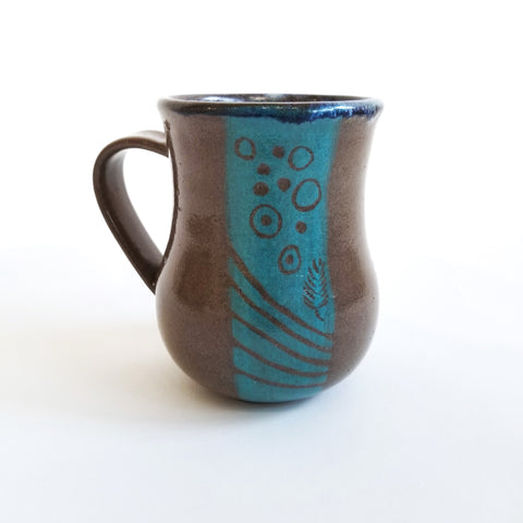 Turquoise Pattern Mug - Arts and Heritage St. Albert