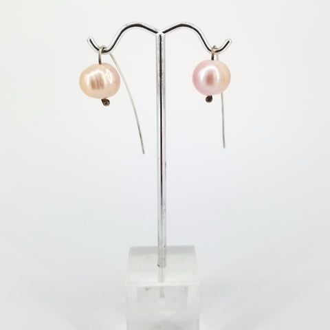 'The Pearl' Pink Toned Freshwater Pearl Earring - Arts and Heritage St. Albert