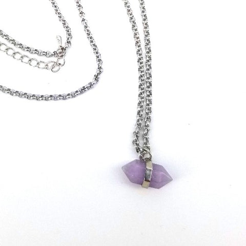 Amethyst Gemstone Necklace - Arts and Heritage St. Albert