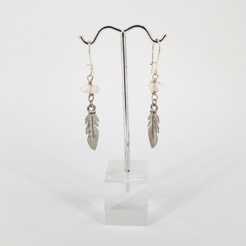 'Plume' Boho Feather Earrings - Arts and Heritage St. Albert