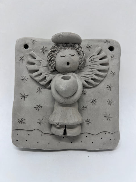 Seasonal + Holidays (K–2) Angel Wall Plaque (grades K–2) - Arts and Heritage St. Albert