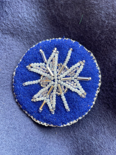 Bead a Snowflake Pin - Arts and Heritage St. Albert