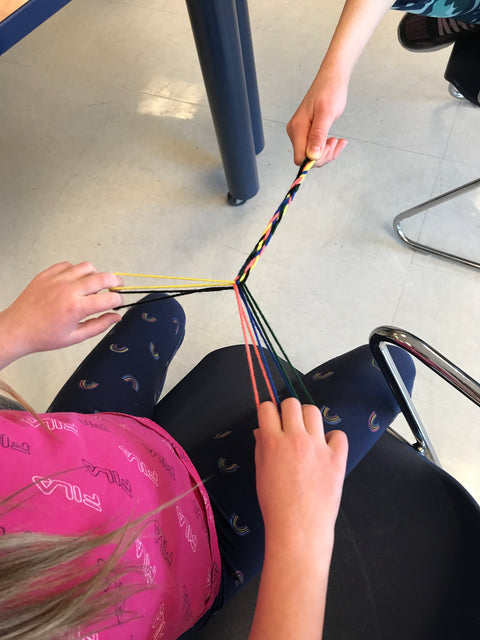 Métis Finger Weaving - Arts and Heritage St. Albert