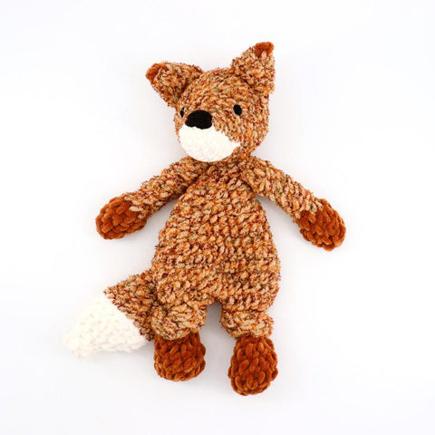 Crocheted Fox 'Snuggler' - Arts and Heritage St. Albert