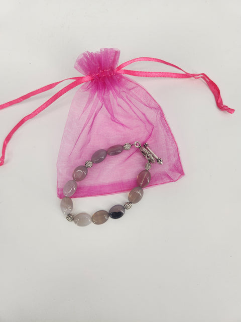 Whisperstones Clasp Bracelet in gift bag - Arts and Heritage St. Albert