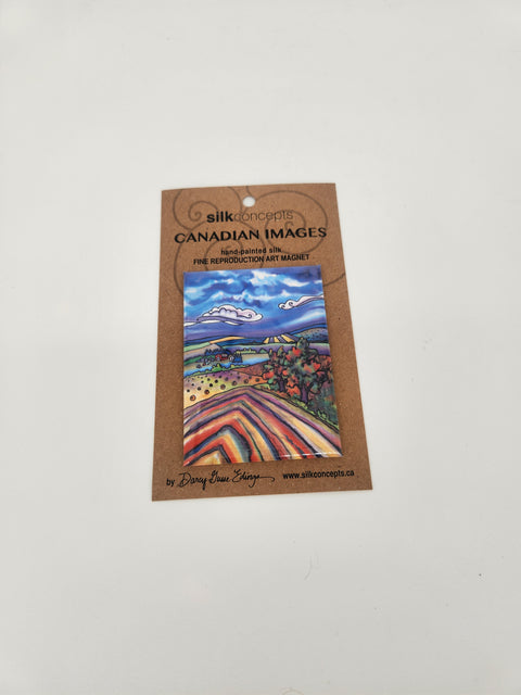 Silk Concepts Magnet Harvest Windrows - Arts and Heritage St. Albert