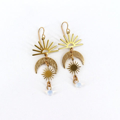 'Here Comes the Sun' Earrings - Arts and Heritage St. Albert