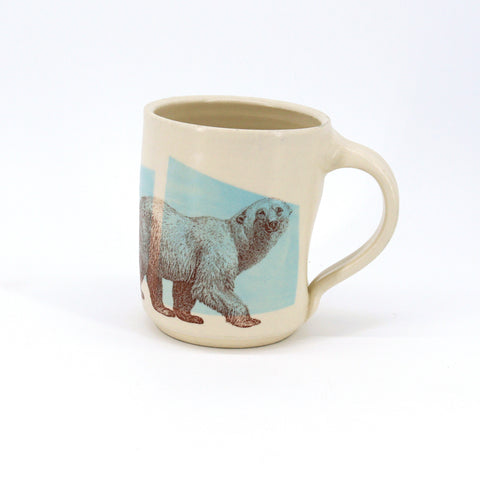 Fauna mug Blue Polar Bear - Arts and Heritage St. Albert