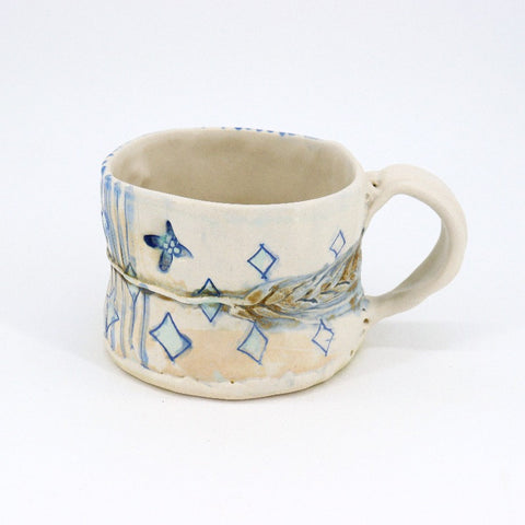 Prairie Flora Embossed & Patterned Mugs Style 3 - Arts and Heritage St. Albert