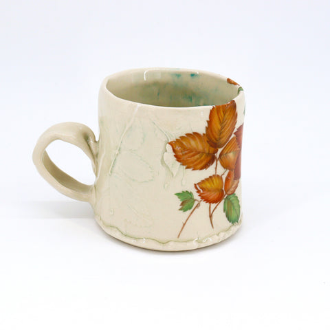 Wild Rose Embossed Mugs Style 3 - Arts and Heritage St. Albert