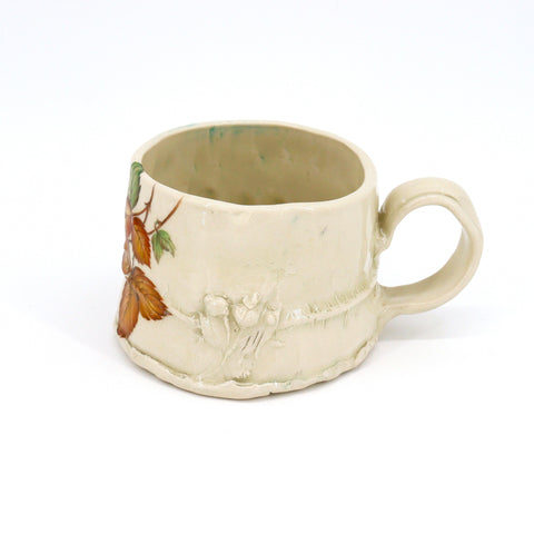 Wild Rose Embossed Mugs Style 8 - Arts and Heritage St. Albert