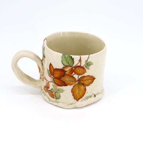 Wild Rose Embossed Mugs Style 5 - Arts and Heritage St. Albert