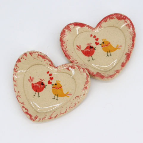 Heart Shaped Chicks Trinket Dishes - Arts and Heritage St. Albert