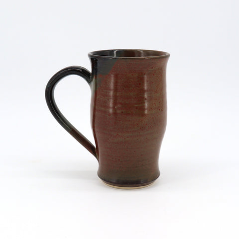 Brown & Black Mug Curved Body - Arts and Heritage St. Albert