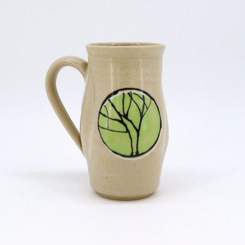 White Mugs with Trees Green 2 - Arts and Heritage St. Albert