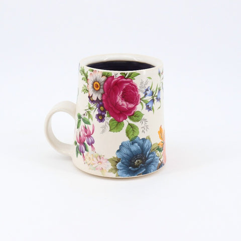 Mugs Fully Decorated in Florals Style 1 - Arts and Heritage St. Albert