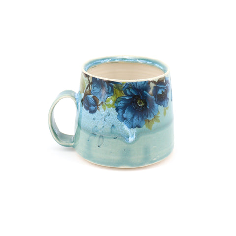 Mugs Decorated with Bits of Floral Style 4 - Arts and Heritage St. Albert