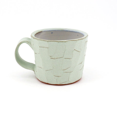 Pale Green Textured Mug - Arts and Heritage St. Albert