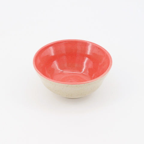 Small Pink Lined Prep Bowl - Arts and Heritage St. Albert