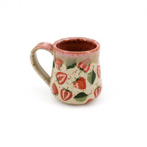 Speckled Mugs Strawberries and Pink - Arts and Heritage St. Albert