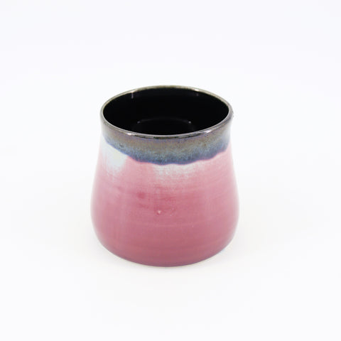 Purple and Black Porcelain Tumbler - Arts and Heritage St. Albert