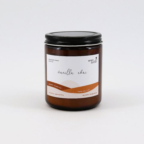 'Vanilla Chai' Hand Poured Soy Candle - Arts and Heritage St. Albert