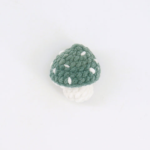 Crocheted Mushroom Green - Arts and Heritage St. Albert