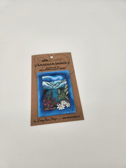 Silk Concepts Magnet Indian Paintbrush Flowers - Arts and Heritage St. Albert