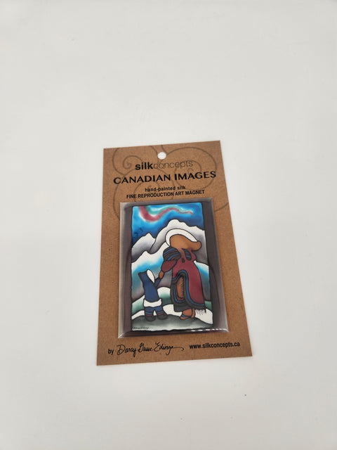 Silk Concepts Magnet Inuit Woman - Arts and Heritage St. Albert