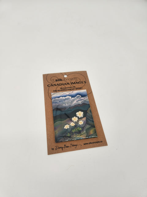 Silk Concepts Magnet Lupins Wildflowers - Arts and Heritage St. Albert