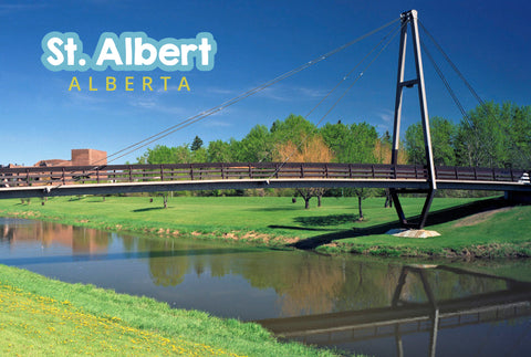 Postcards Children's Bridge, 1989 - Arts and Heritage St. Albert