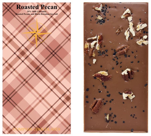 Roasted Pecan Artisanal Chocolate Bar - Arts and Heritage St. Albert