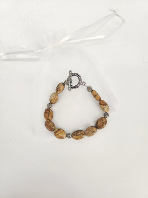 Whisperstones Clasp Bracelet in gift bag - Arts and Heritage St. Albert