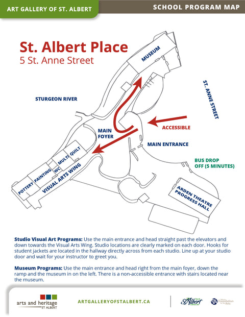 Map of St. Albert Place