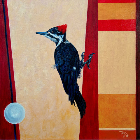 The Beauty and the Daring of Youth, Pileated Woodpecker - Arts and Heritage St. Albert