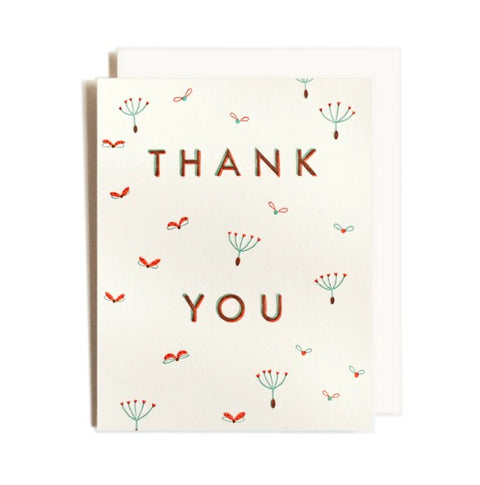 Letterpress Printed Thank You Cards Thank You Seeds - Arts and Heritage St. Albert