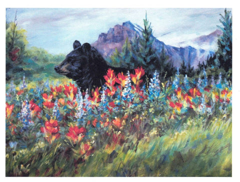 'Bears' Art Cards By Teresa Stieben Watching The Hikers Go By - Arts and Heritage St. Albert