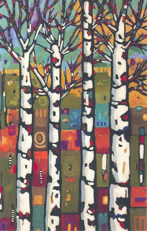 Pam Weber Art Post Cards We Are On Our Way - Arts and Heritage St. Albert