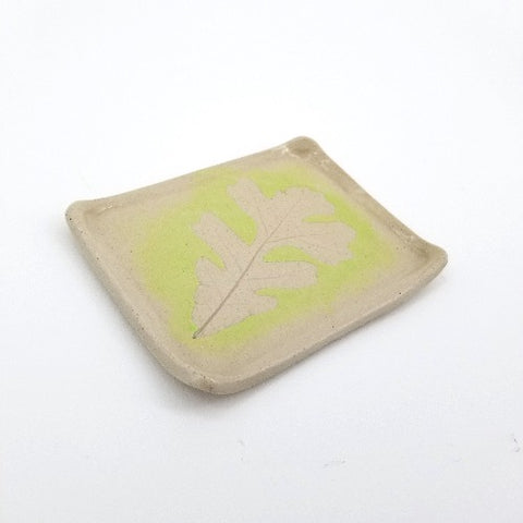 Leaf Series Soap Dish Oak Leaf - Arts and Heritage St. Albert