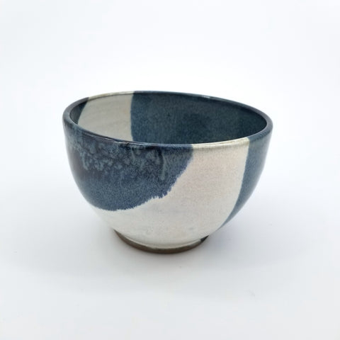 Medium Ceramic Bowl Blue & White Bowl - Arts and Heritage St. Albert