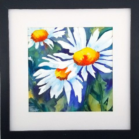 Watercolour Paintings by Sabine Hahnal Oopsie Daisy - Arts and Heritage St. Albert