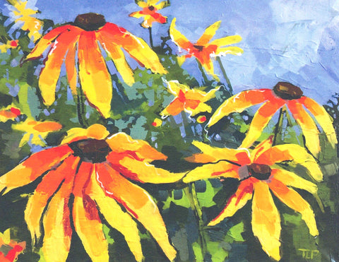 Art Cards by Tracy Lyn Propp "Sunny" 4" x 5.5" - Arts and Heritage St. Albert