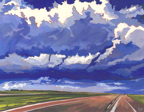 Art Cards by Tracy Lyn Propp "Big Skies" 4" x 5.5" - Arts and Heritage St. Albert